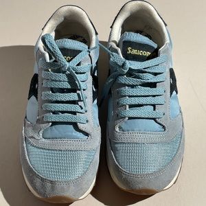 Saucony sneakers 
Light blue size 7.5